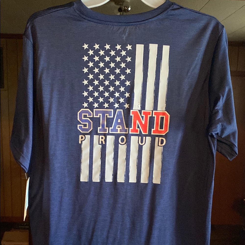 Stand Proud Blue Men's Short Sleeve Tee
